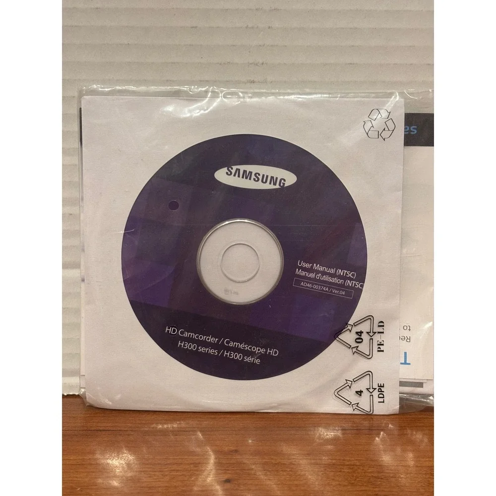Samsung HD Camcorder H300 Series User Manual NTSC Disc AD46-00374A Ver.04